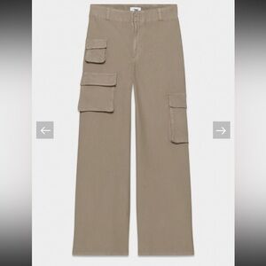 Wilfred Free Aritzia Picture Cargo Stretch khaki Pant Women’s Size 12 NWOT